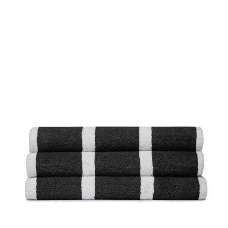 Menton baddoeken van Seahorse - Black